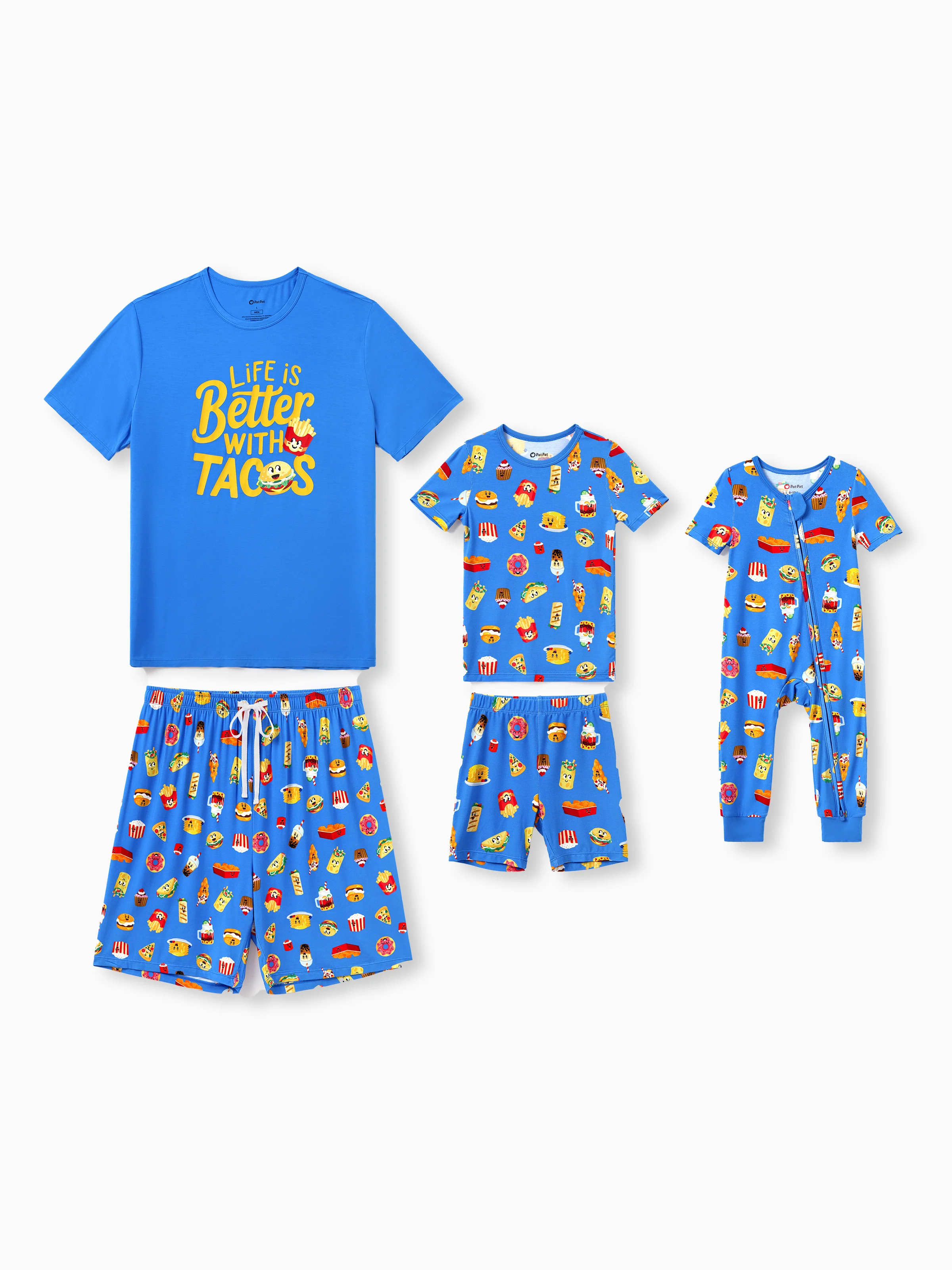 23083-daddy-son-bamboo-pajamas-buttery-soft-bamboo-pjs-for-men-women-kids-toddler-cute-burger-fries-print-short-sleeve-sleepwear-snug-fitting-for-children-r-1.webp Daddy & Son Bamboo Pajamas Buttery Soft Bamboo PJs for Men Women Kids Toddler, Cute Burger & Fries Print Short Sleeve Sleepwear (Snug-Fitting for Children) Royal Blue