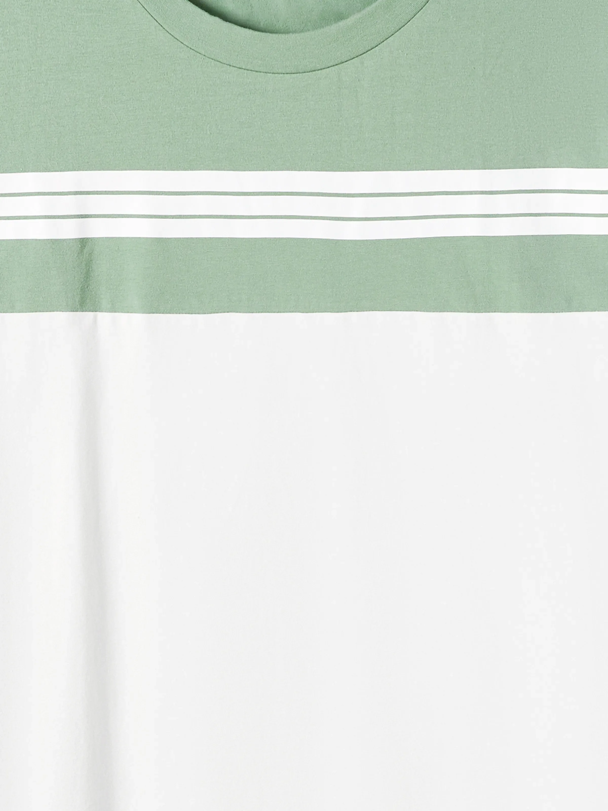 Daddy & Son Elegant Broken Flower Matching T-Shirt Outfits for Family, Medium Thickness Green