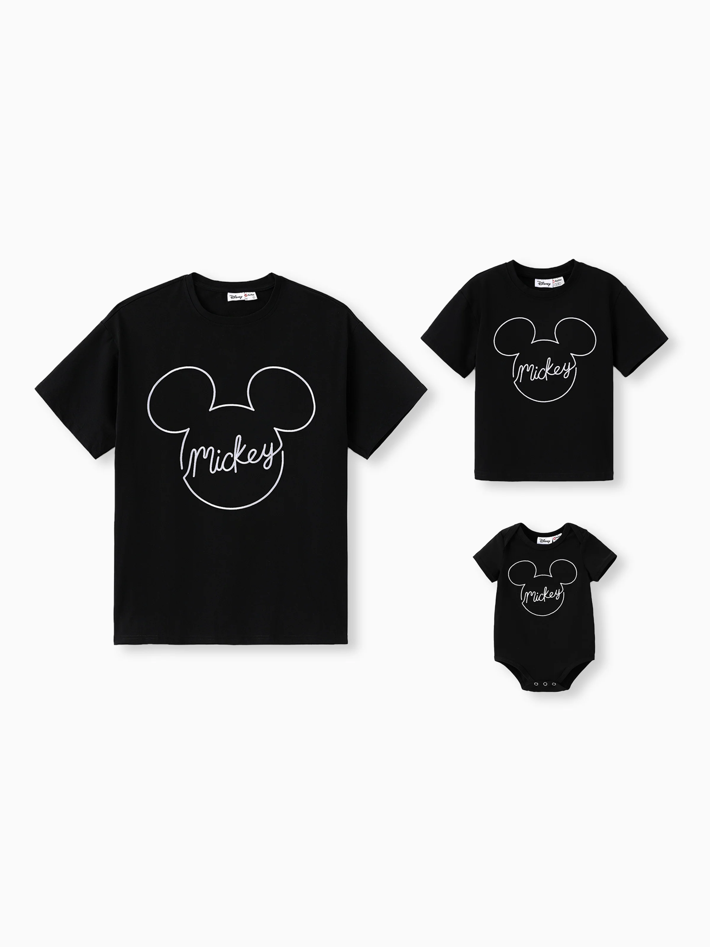 24065-disney-mickey-and-friends-daddy-and-me-family-matching-1pc-mickey-mouse-allover-print-sporty-dress-cotton-top-romperexpression-casual-suits-family-set-1.webp Disney Mickey and Friends Daddy and Me Family matching 1pc Mickey Mouse Allover Print Sporty Dress/Cotton Top /RomperExpression Casual Suits Family Set 3pcs Cotton Unisex Black