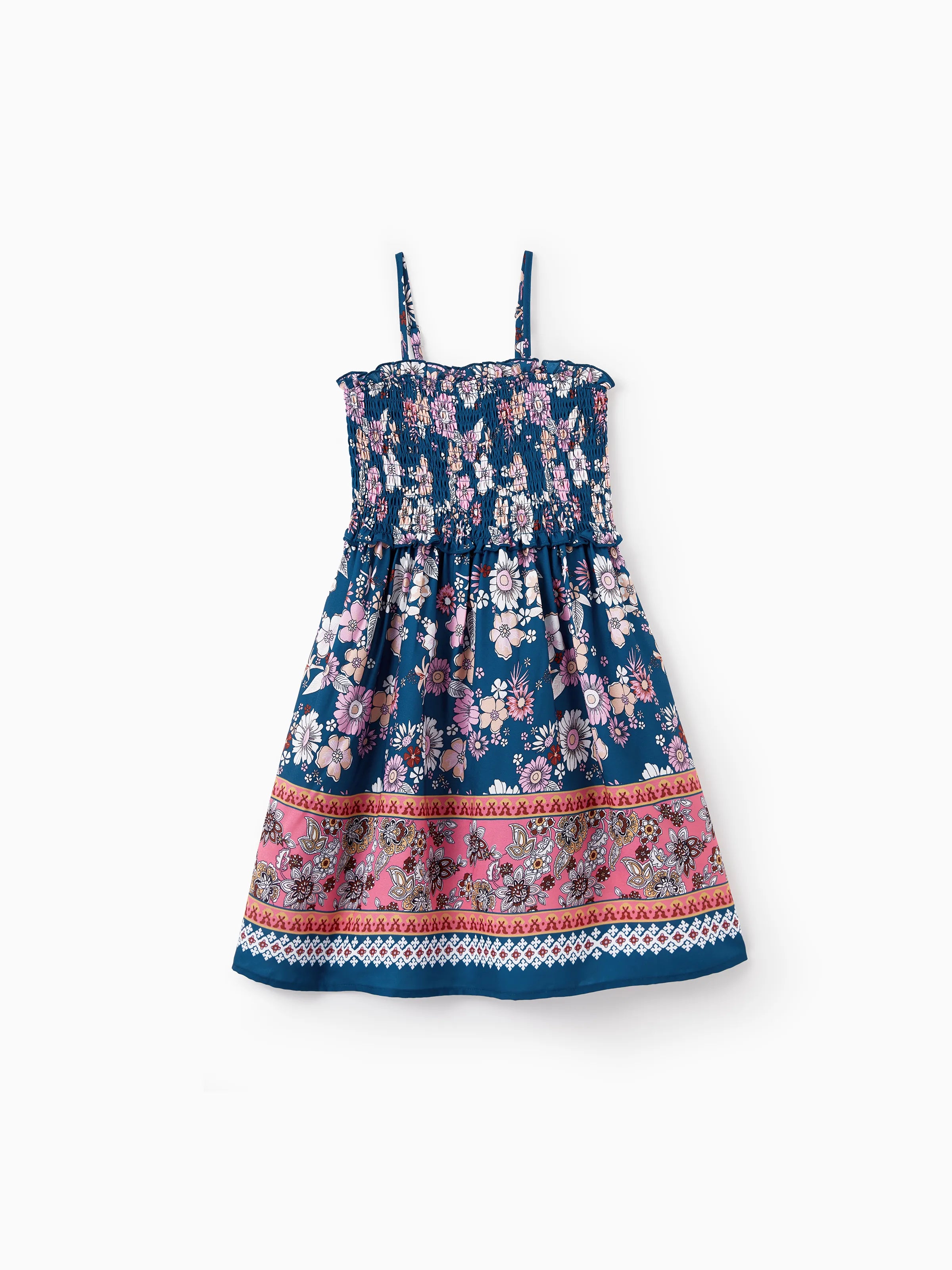 26775-toddler-kid-girl-floral-allover-print-halter-sleeveless-dress-for-summer-vacation-cyan-1.jpg Toddler/Kid Girl Floral Allover Print Halter Sleeveless Dress for Summer Vacation CYAN-
