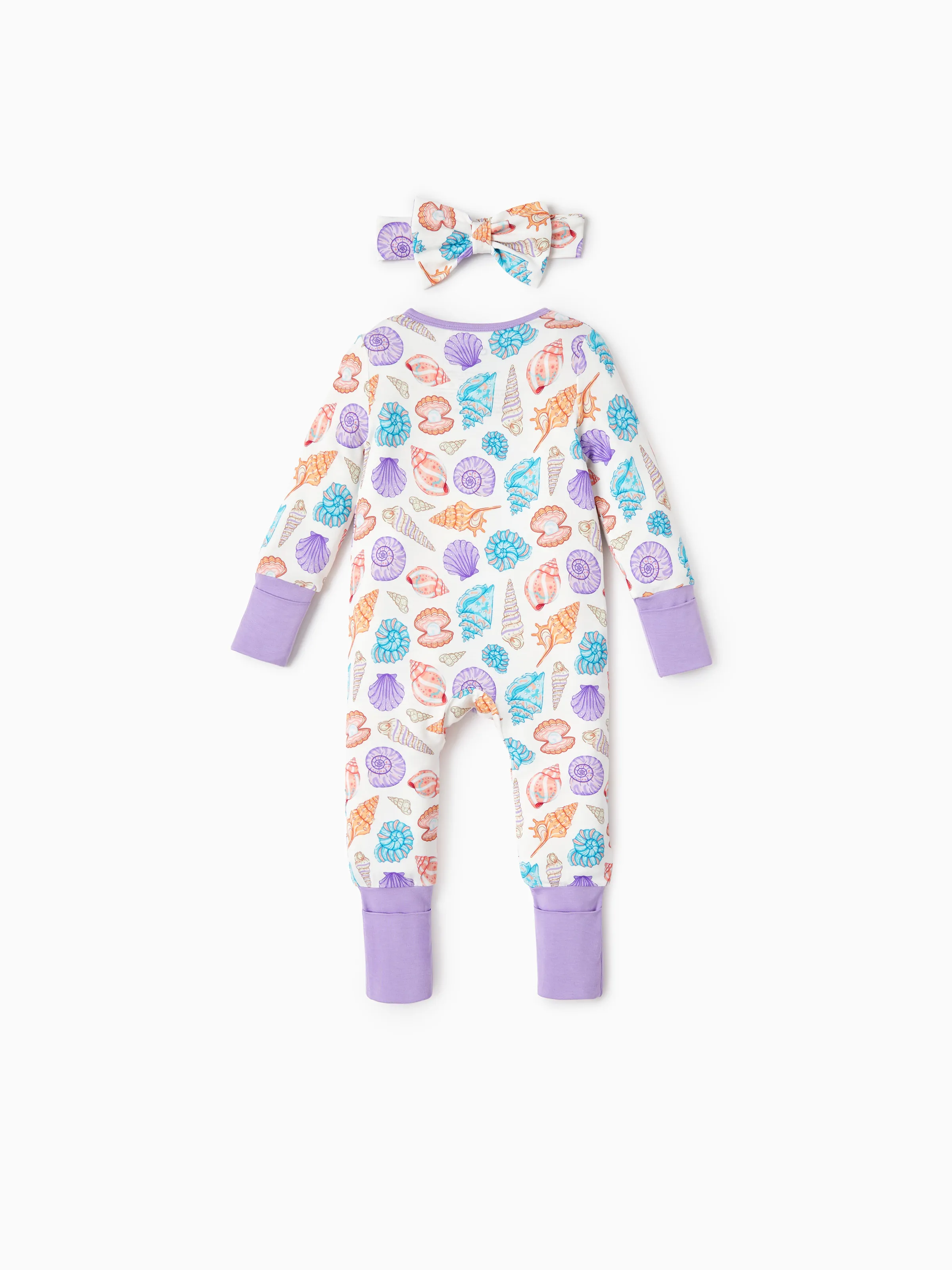 27724-bamboo-baby-girl-elegant-printed-2-way-zip-onesies-anti-slip-long-sleeve-footie-with-hairband-purple-3.webp Bamboo Baby Girl Elegant Printed 2-Way Zip Onesies Anti Slip Long-sleeve Footie with Hairband Purple