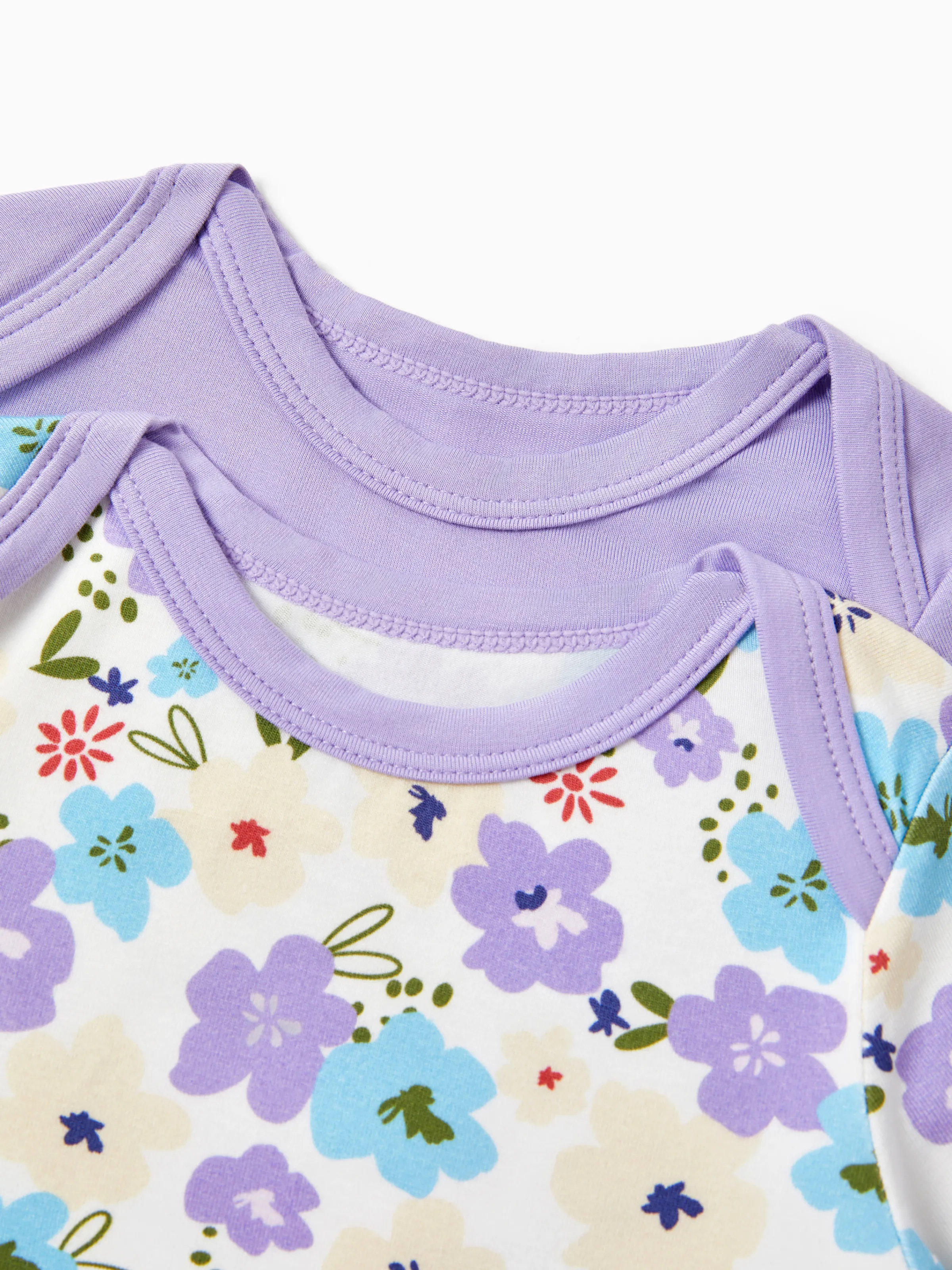 28310-bamboo-baby-bodysuits-2-piece-flora-long-sleeve-rompers-for-baby-girls-infant-purple-3.webp Bamboo Baby Bodysuits 2-piece Flora Long Sleeve Rompers for Baby Girls Infant Purple