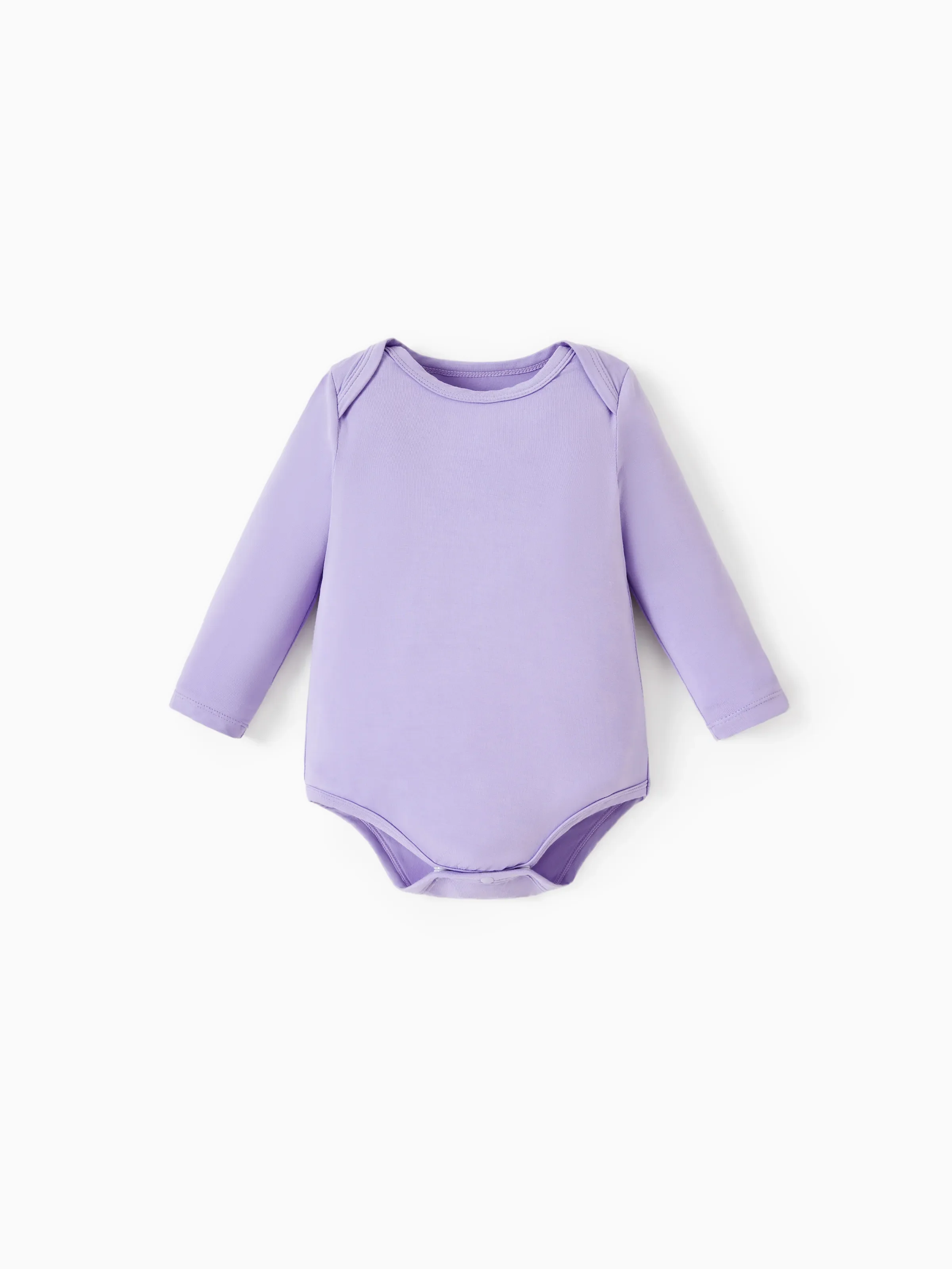 28310-bamboo-baby-bodysuits-2-piece-flora-long-sleeve-rompers-for-baby-girls-infant-purple-5.webp Bamboo Baby Bodysuits 2-piece Flora Long Sleeve Rompers for Baby Girls Infant Purple