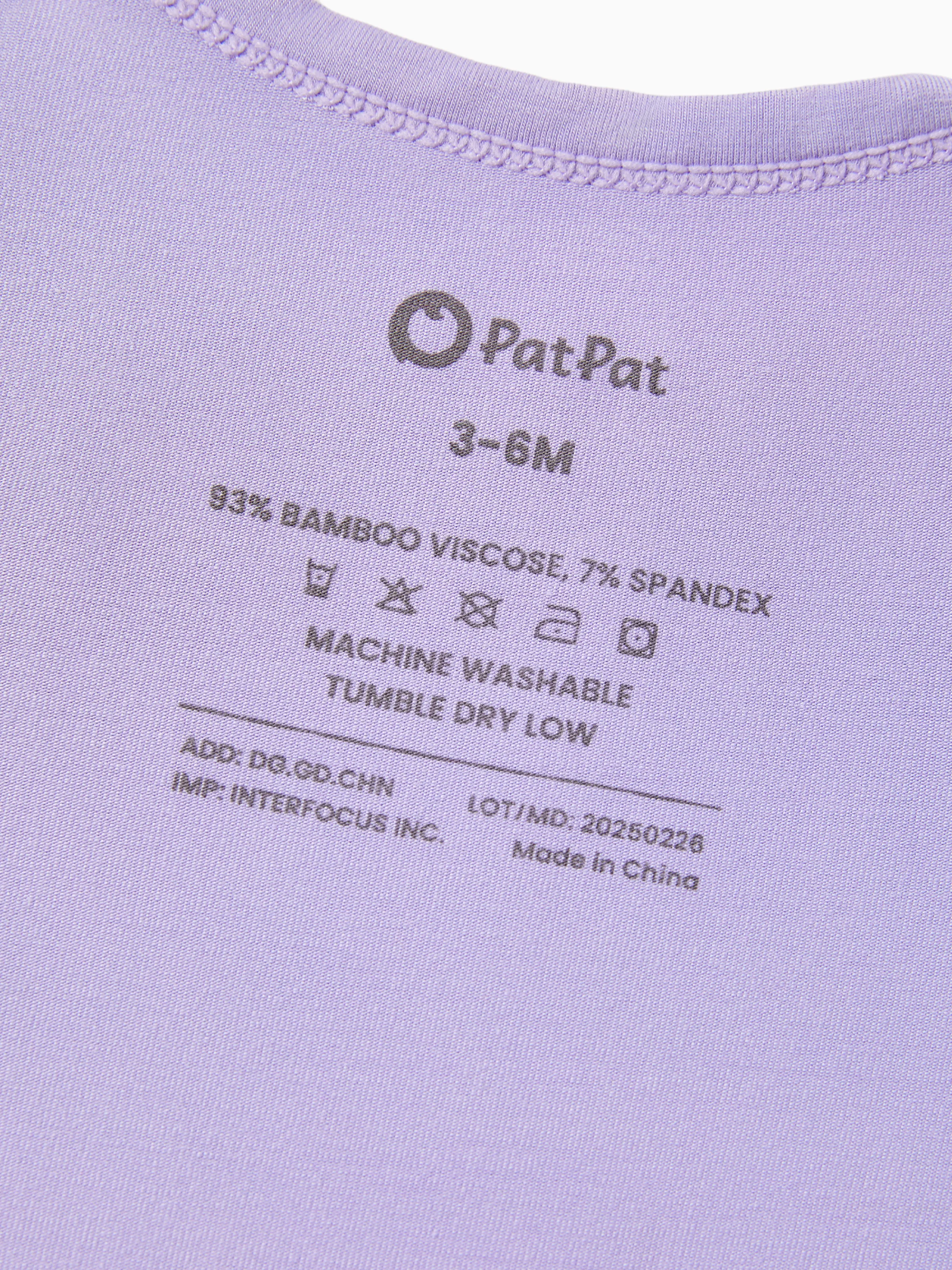 28310-bamboo-baby-bodysuits-2-piece-flora-long-sleeve-rompers-for-baby-girls-infant-purple-6.webp Bamboo Baby Bodysuits 2-piece Flora Long Sleeve Rompers for Baby Girls Infant Purple