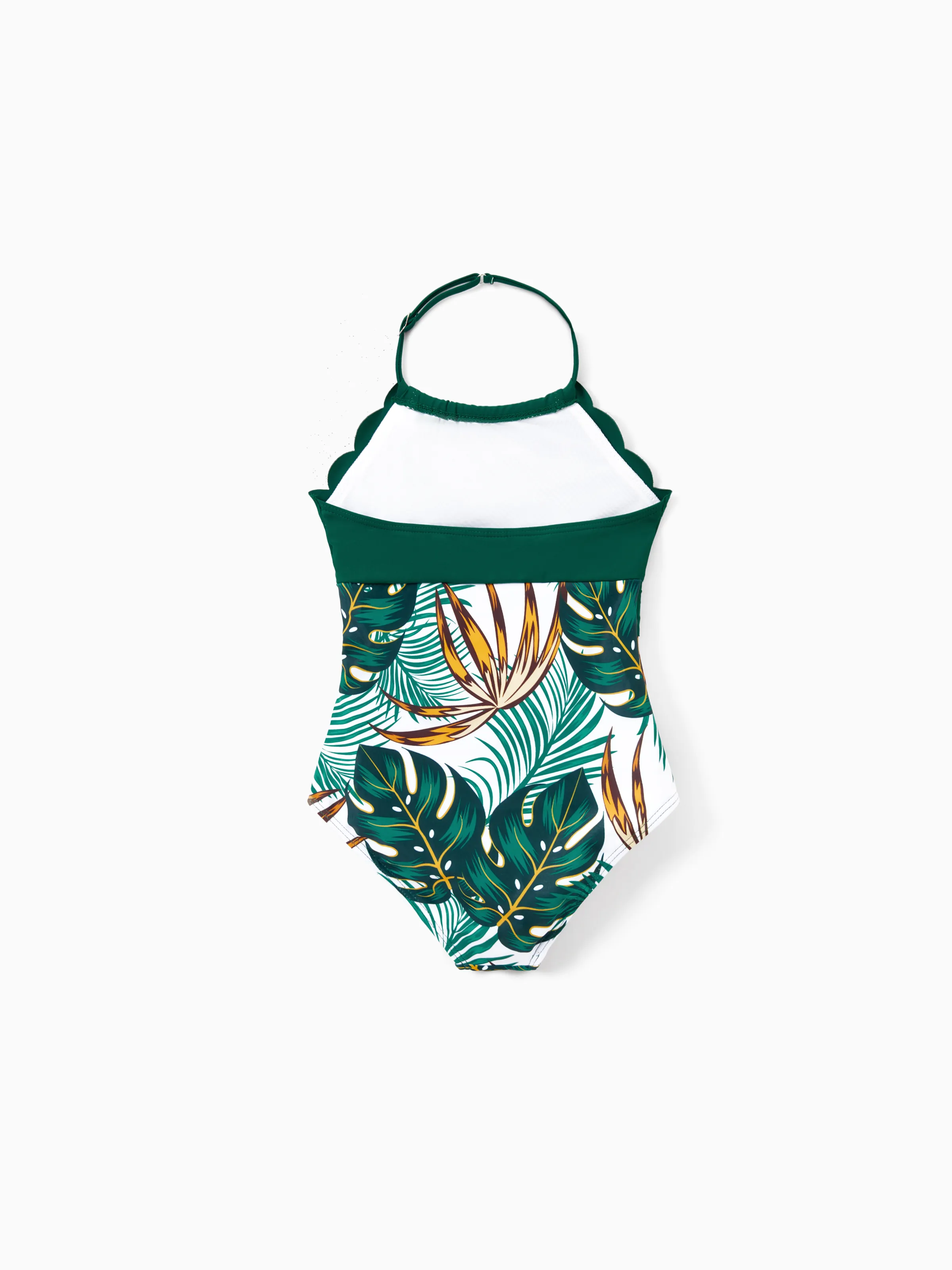 28752-toddler-girl-allover-plants-print-spaghetti-strap-splicing-one-piece-swimsuit-dark-green-5.webp Toddler Girl Allover Plants Print Spaghetti Strap Splicing One-Piece Swimsuit Dark Green