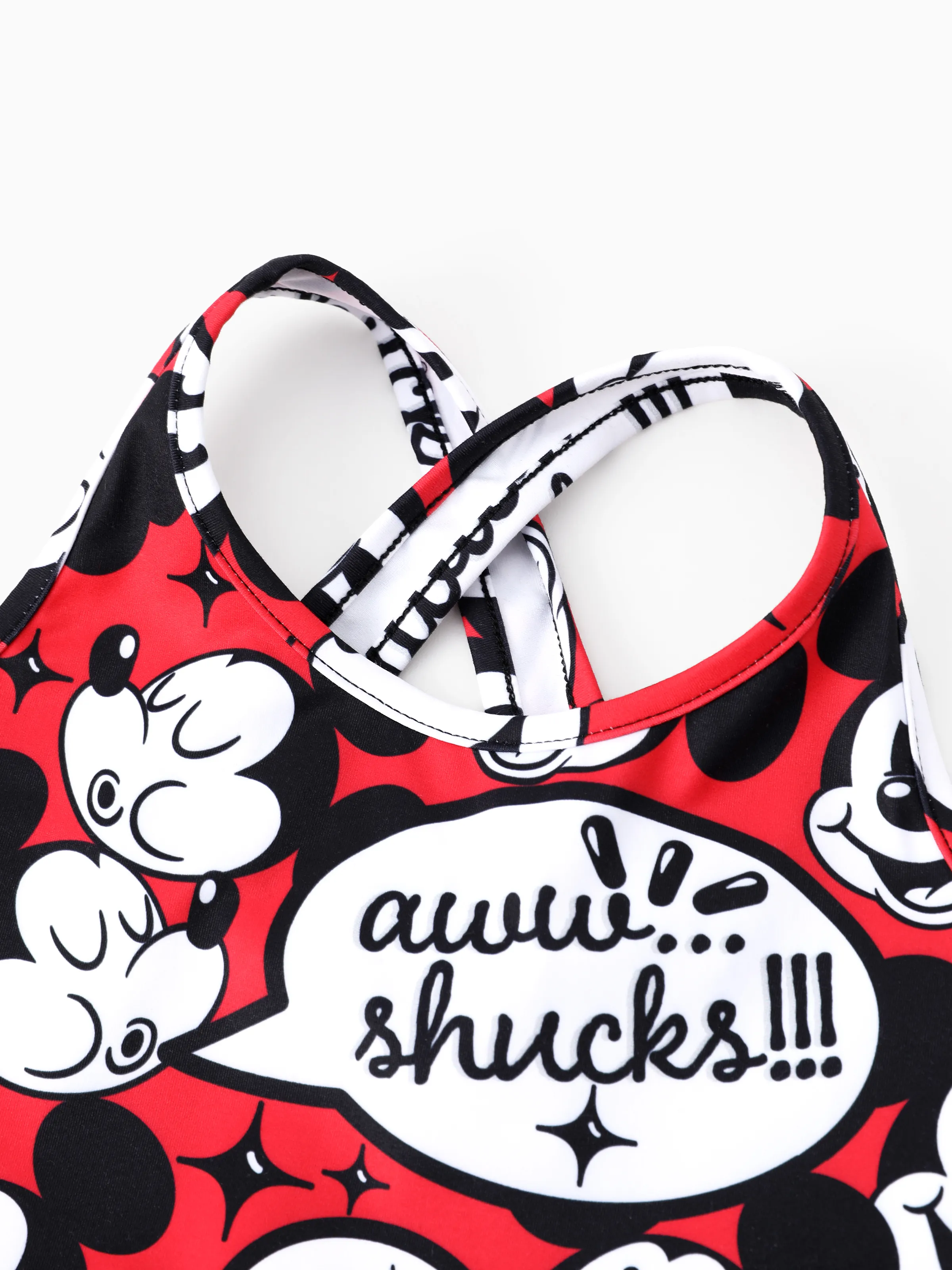 Disney Mickey and Friends Toddler/Kid Girl Mickey Mouse Graffiti Naia™ Allover Dress Red