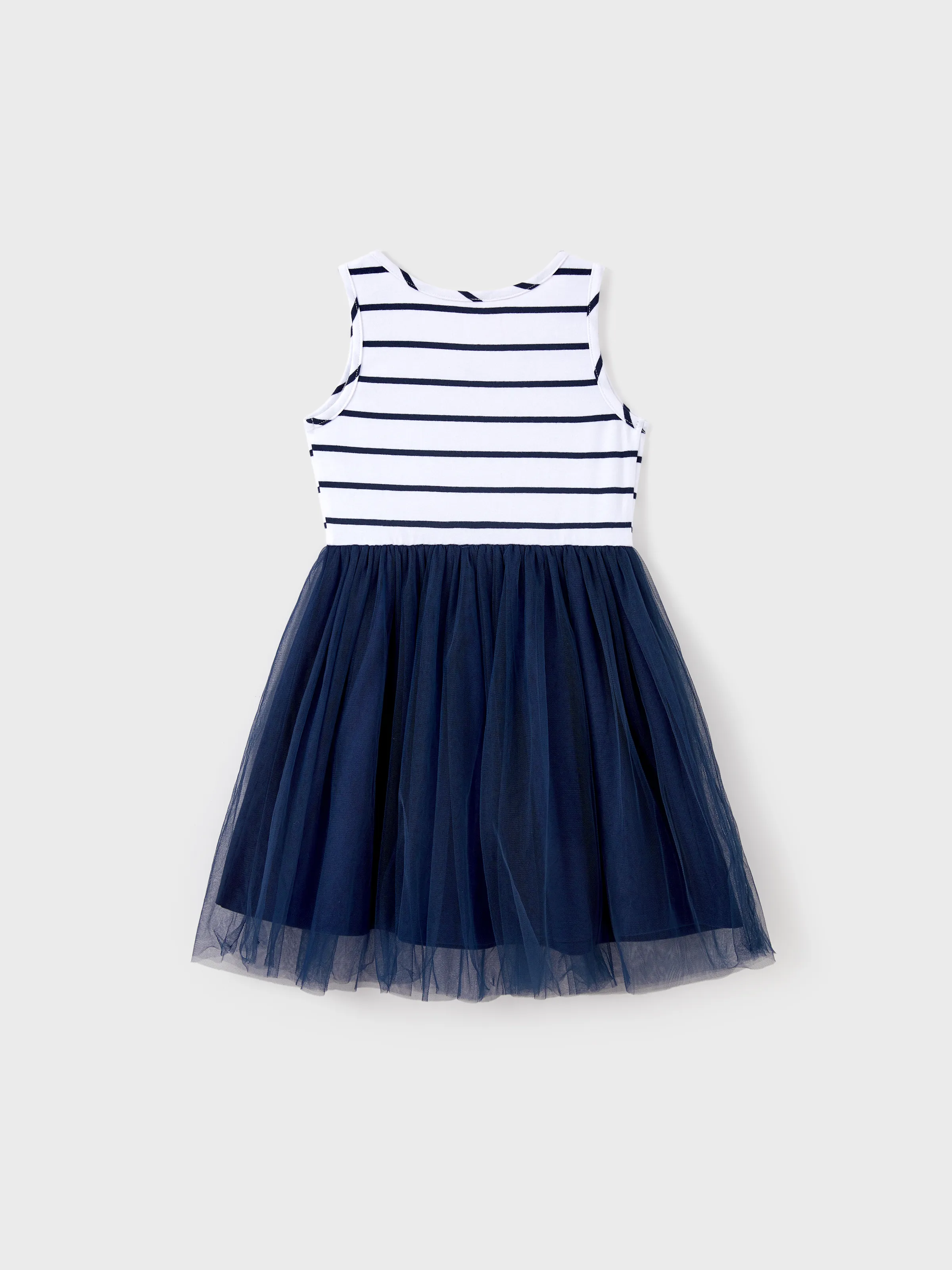 Toddler/Kid Girl Sunny Days Palm Print Cotton Dress, Perfect for Summer Vacations & Family Outings Tibetan Blue