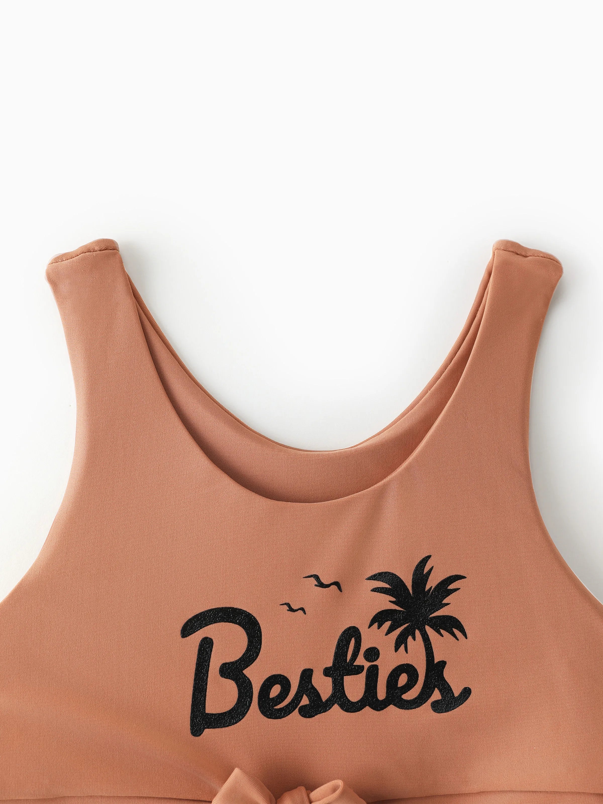 30081-toddler-girl-vertical-stripe-drawstring-besties-printed-crop-tank-bikini-khaki-4.jpg Toddler Girl Vertical Stripe Drawstring Besties Printed Crop Tank Bikini Khaki