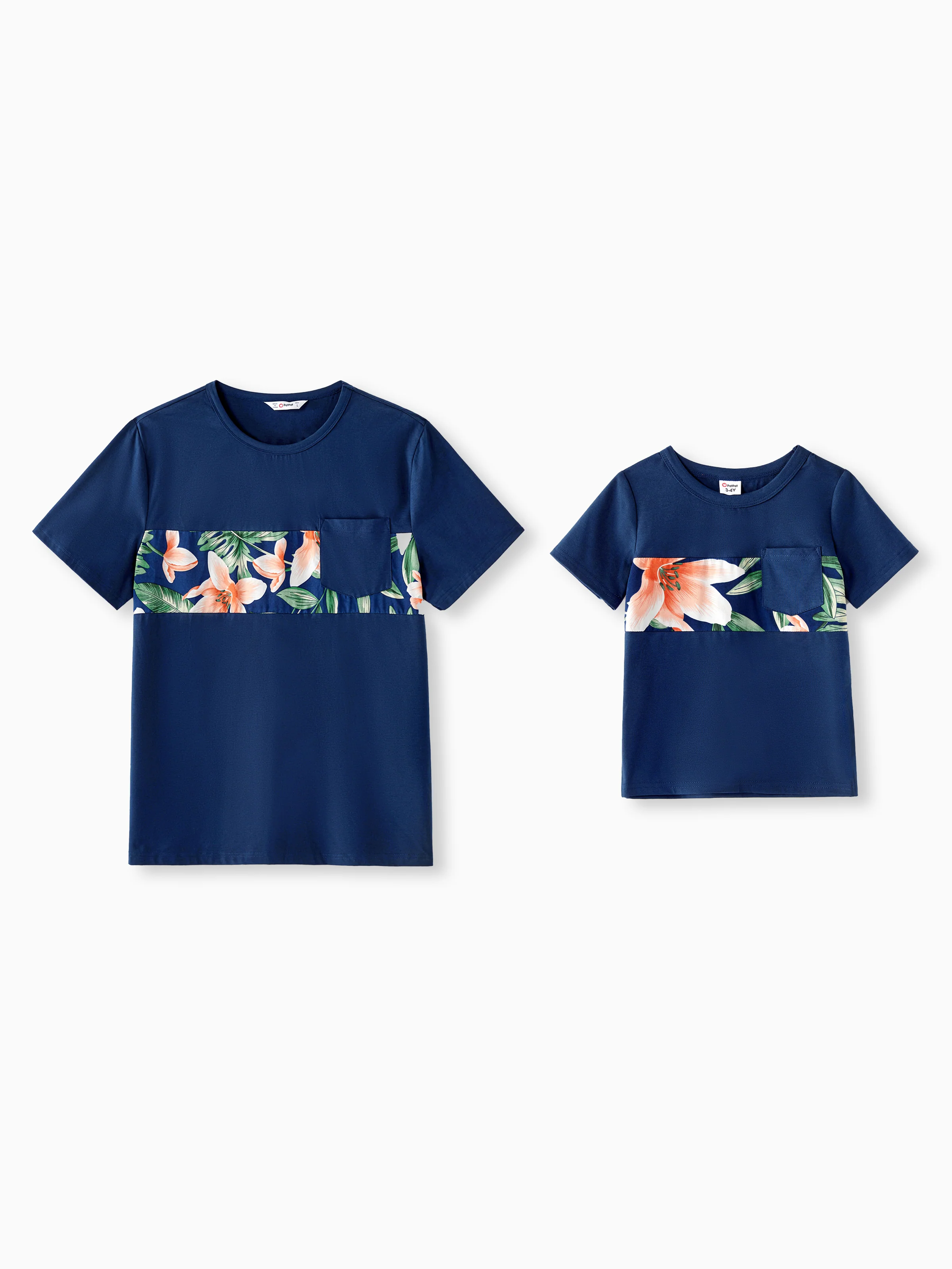 31635-daddy-and-me-family-matching-sets-floral-panel-short-sleeve-t-shirts-or-all-over-floral-print-v-neck-spaghetti-strap-midi-dresses-with-hidden-snap-roy-1.webp Daddy and Me Family Matching Sets Floral Panel Short-sleeve T-shirts or All Over Floral Print V Neck Spaghetti Strap Midi Dresses with Hidden Snap royalblue
