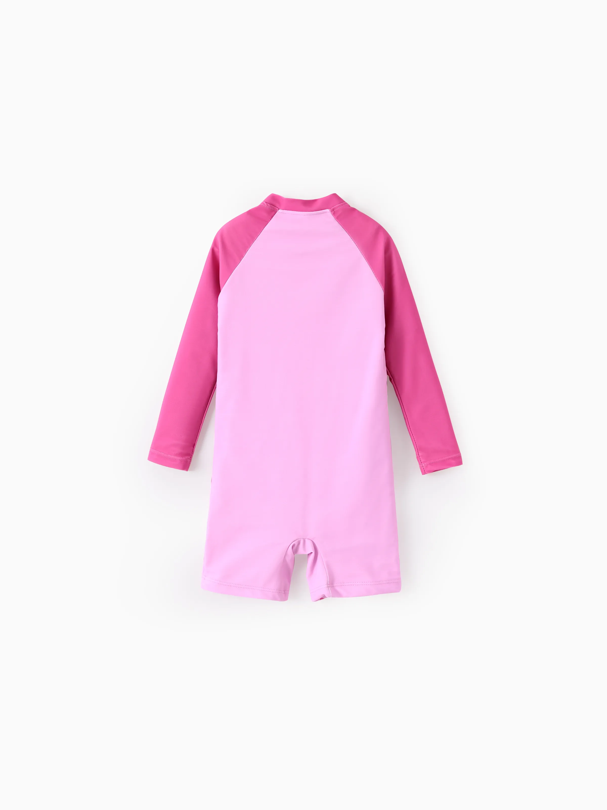PAW Patrol Toddler Girl Skye UPF50+ Colorblock Swimsuit Hot Pink