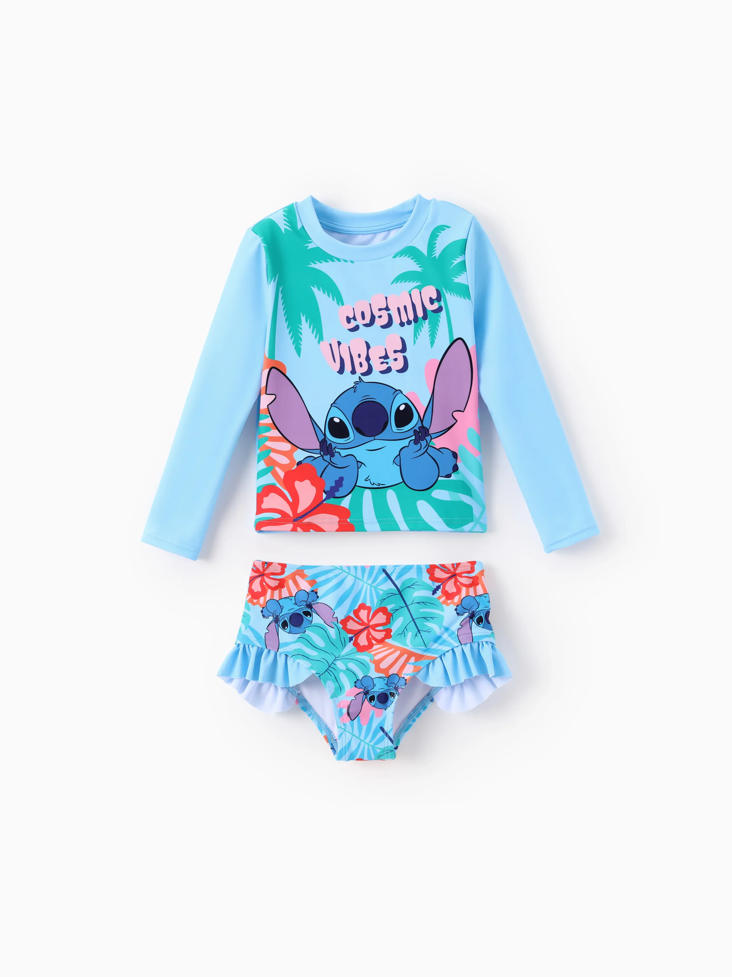 9461-disney-stitch-toddler-kid-girl-tropical-plant-ruffle-2pcs-upf-50-swimsuit-blue-11.webp Disney Stitch Toddler/Kid Girl Tropical Plant Ruffle 2pcs UPF 50+ Swimsuit Blue