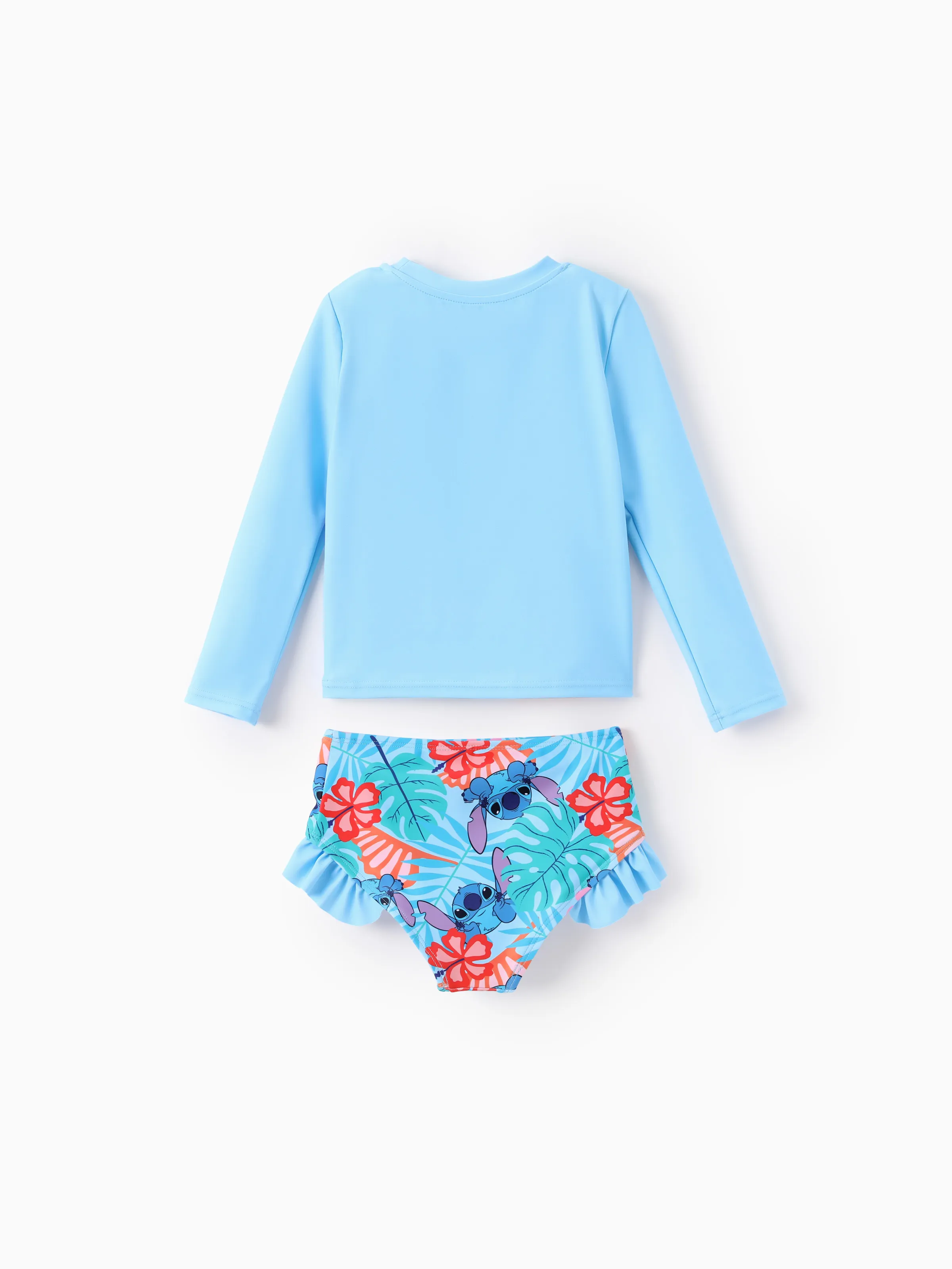 9461-disney-stitch-toddler-kid-girl-tropical-plant-ruffle-2pcs-upf-50-swimsuit-blue-3.webp Disney Stitch Toddler/Kid Girl Tropical Plant Ruffle 2pcs UPF 50+ Swimsuit Blue