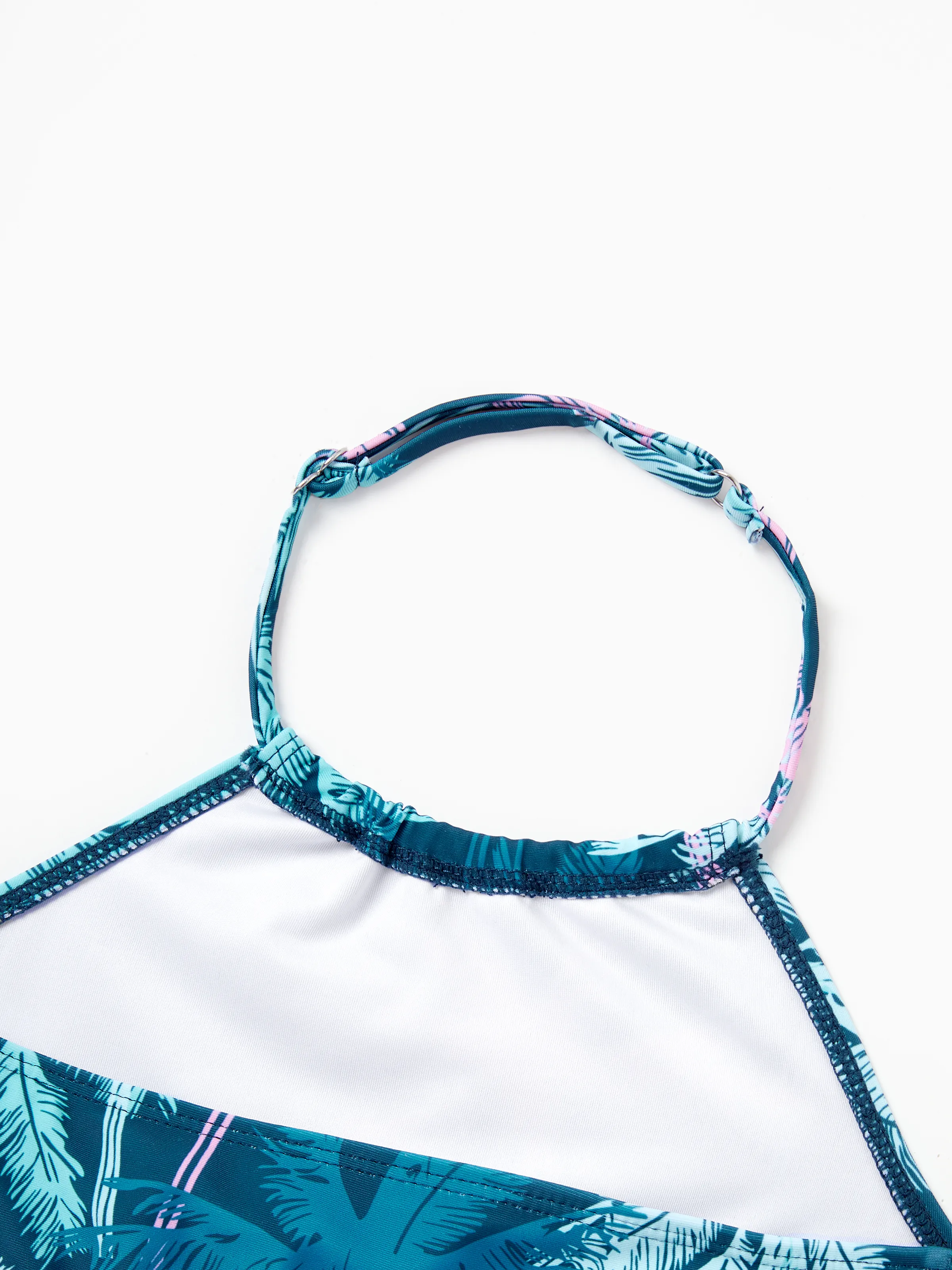 9801-toddler-girl-swimsuits-tropical-palm-tree-print-ruffle-two-piece-swimsuit-beach-vacation-swimwear-turquoise-6.webp Toddler Girl Swimsuits Tropical Palm Tree Print Ruffle two-piece Swimsuit, Beach Vacation Swimwear Turquoise