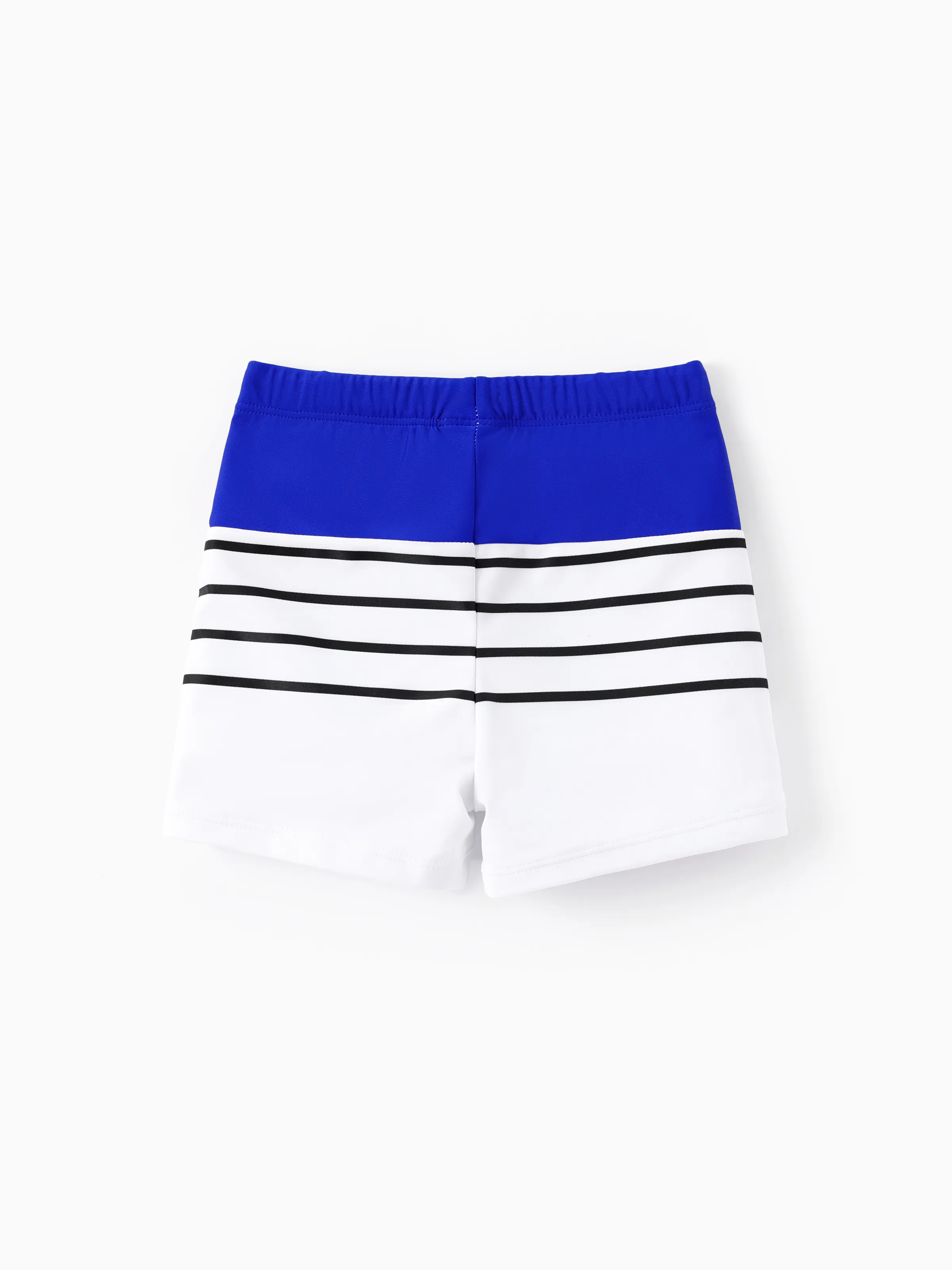 Toddler Boy Blue Drawstring Swim Trunks Blue